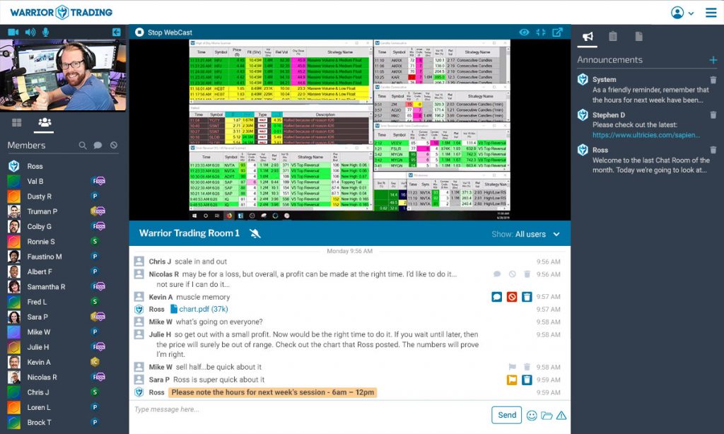 Trading Chatrooms Intro